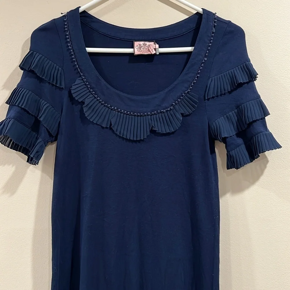 🔥Juicy Couture Navy Blue Short Sleeve Dress🔥 - Picture 2 of 7